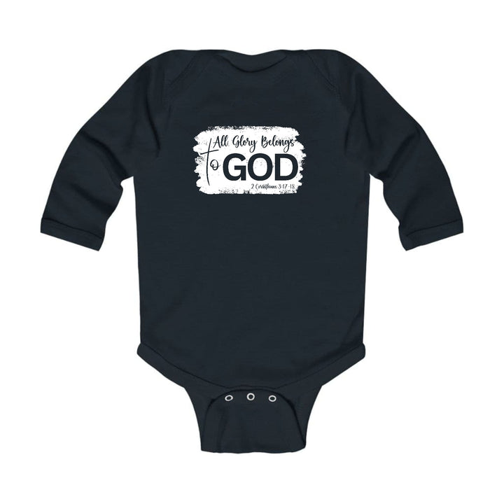 Infant Long Sleeve Graphic T-shirt All Glory Belongs to God - Childrens