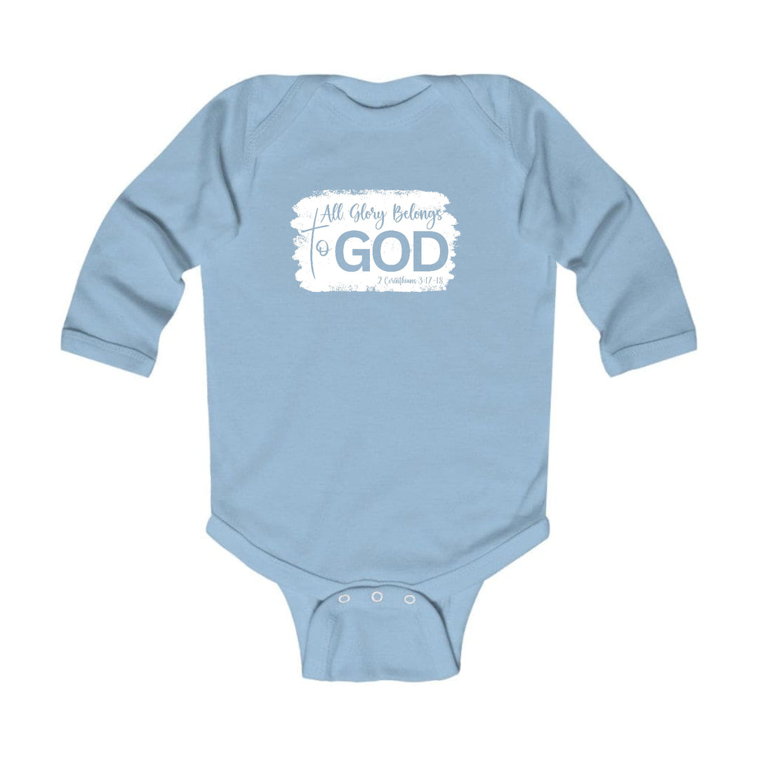 Infant Long Sleeve Graphic T-shirt All Glory Belongs to God - Childrens