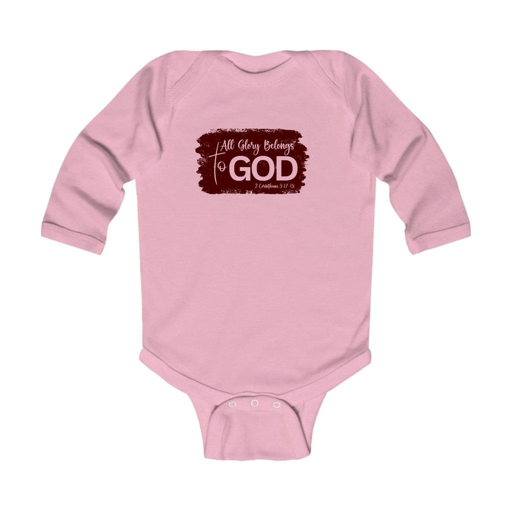 Infant Long Sleeve Graphic T-shirt All Glory Belongs to God Christian