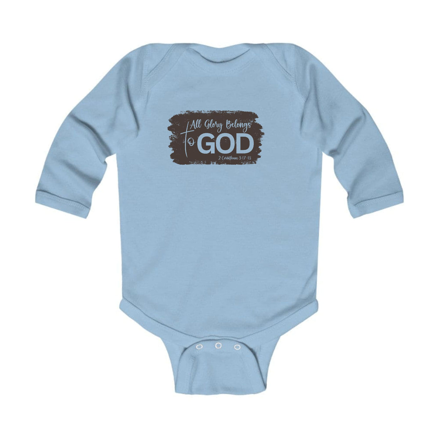 Infant Long Sleeve Graphic T-shirt All Glory Belongs To God Christian