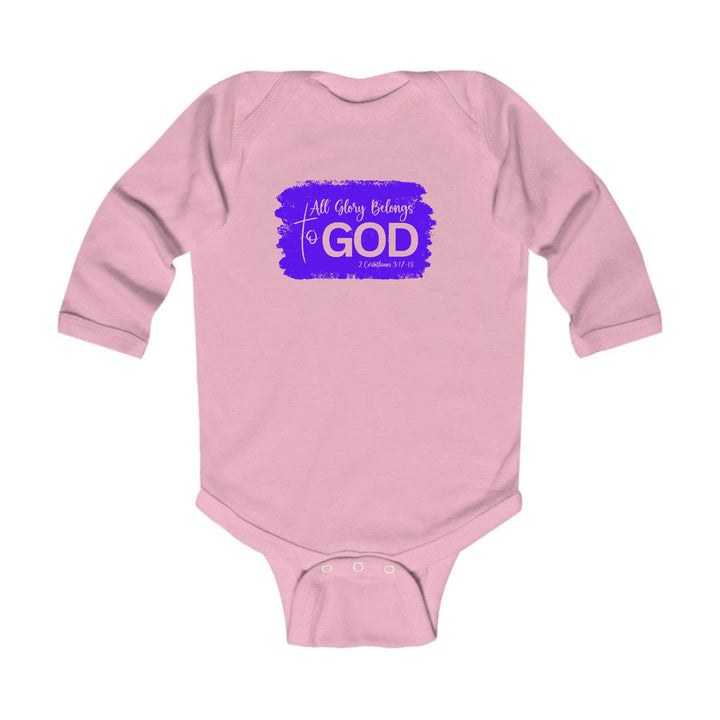 Infant Long Sleeve Graphic T-shirt All Glory Belongs to God Christian