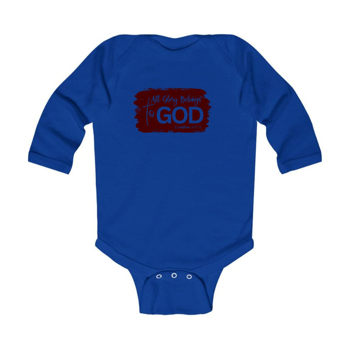 Infant Long Sleeve Graphic T-shirt All Glory Belongs to God Christian