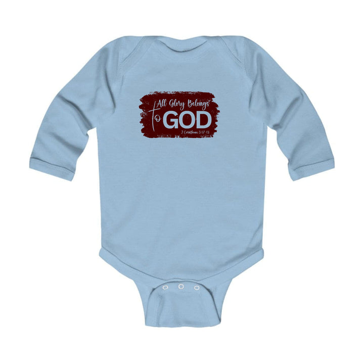 Infant Long Sleeve Graphic T-shirt All Glory Belongs to God Christian