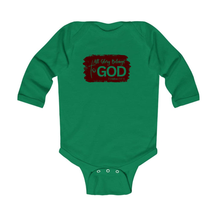 Infant Long Sleeve Graphic T-shirt All Glory Belongs to God Christian