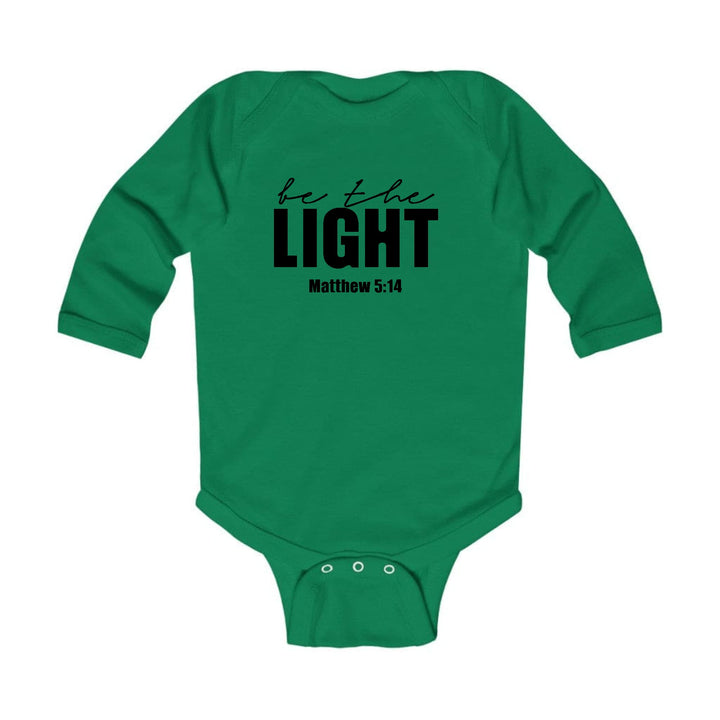 Infant Long Sleeve Graphic T-shirt be the Light Inspirational Art - Childrens