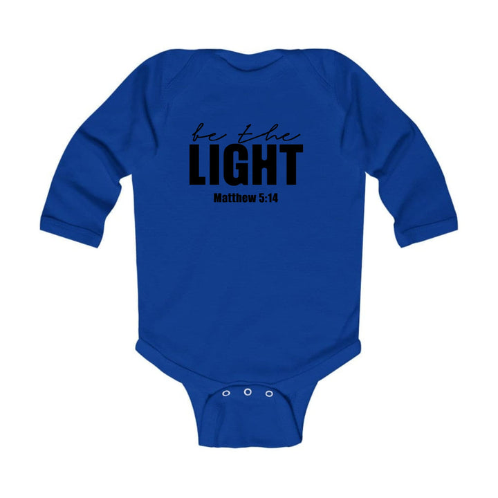 Infant Long Sleeve Graphic T-shirt be the Light Inspirational Art - Childrens