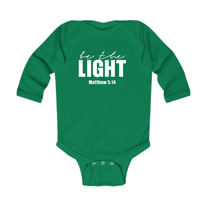 Infant Long Sleeve Graphic T-shirt be the Light Inspirational Art - Childrens