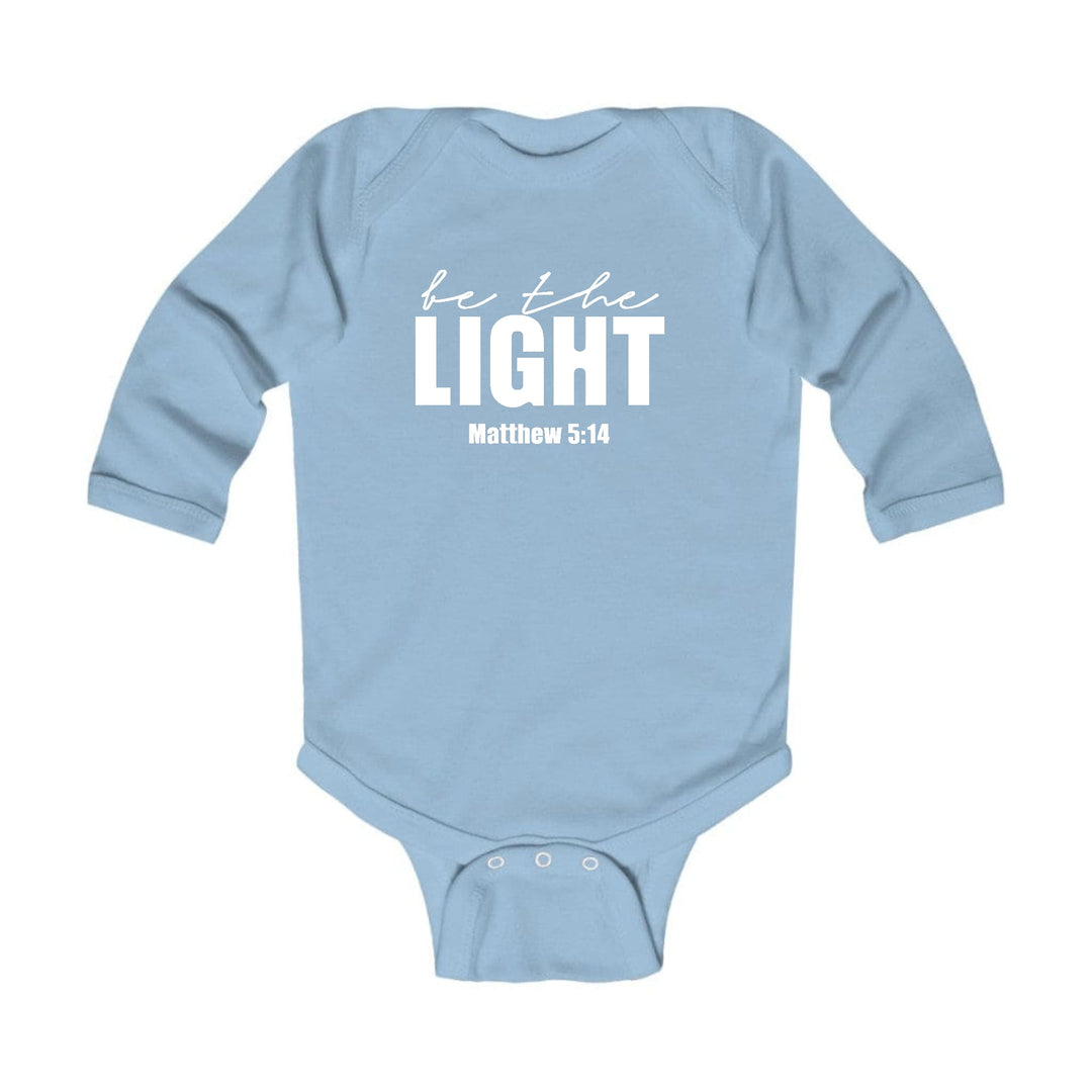 Infant Long Sleeve Graphic T-shirt be the Light Inspirational Art - Childrens