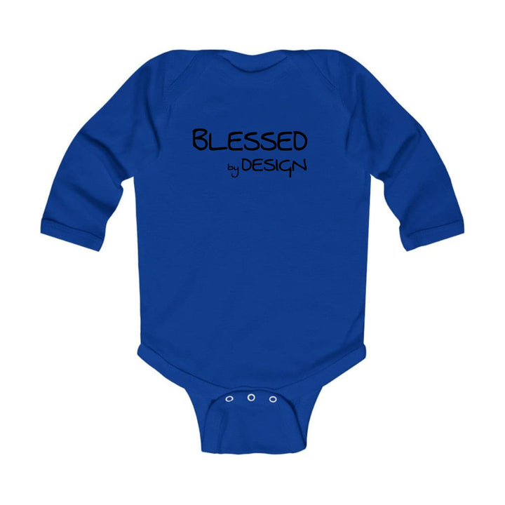 Infant Long Sleeve Graphic T-shirt Blessed by Design - Inspirational