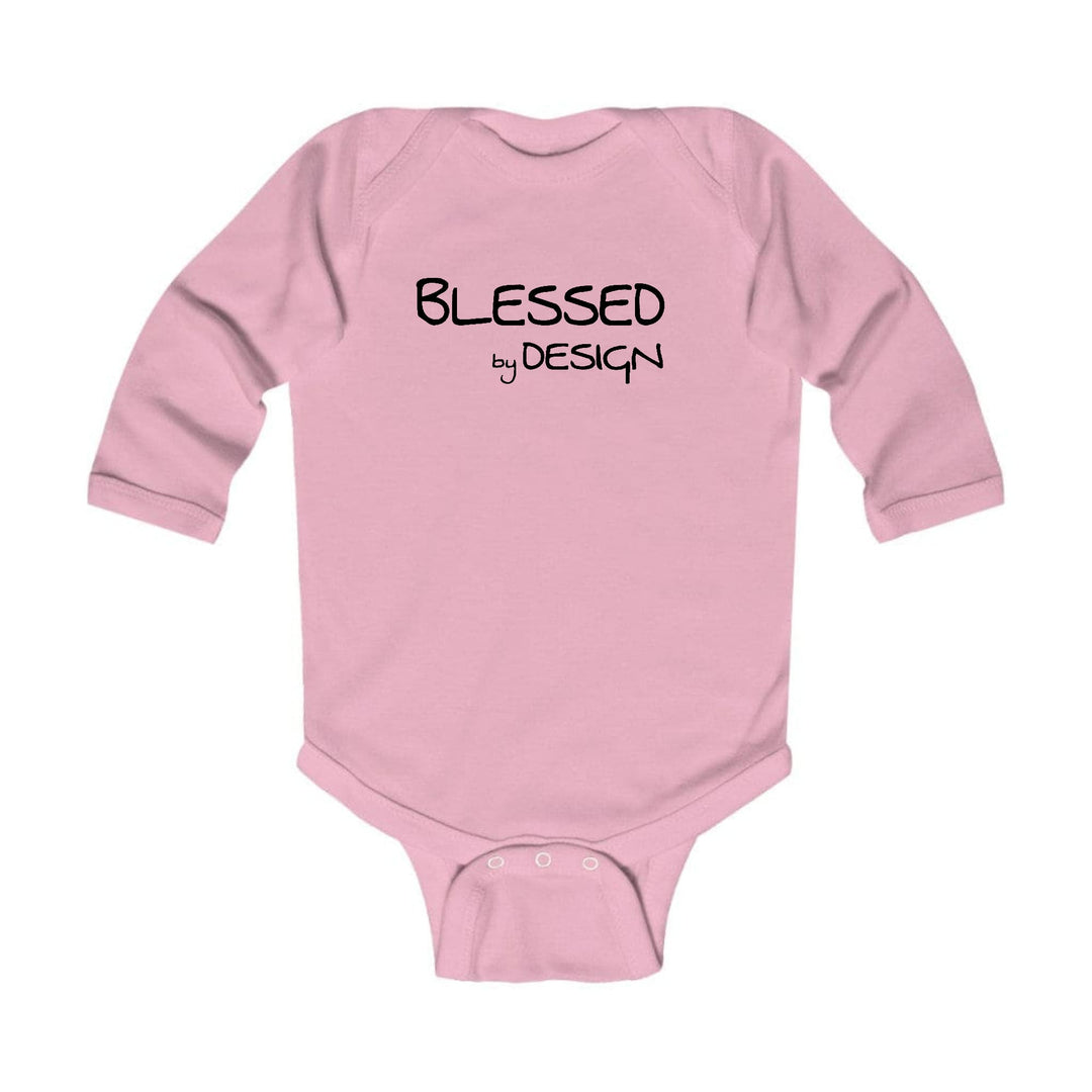 Infant Long Sleeve Graphic T-shirt Blessed by Design - Inspirational