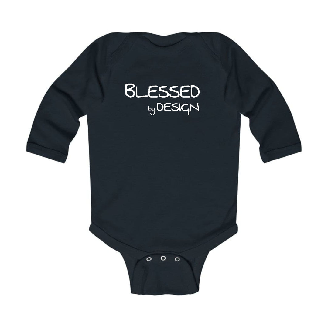 Infant Long Sleeve Graphic T-shirt Blessed by Design - Inspirational