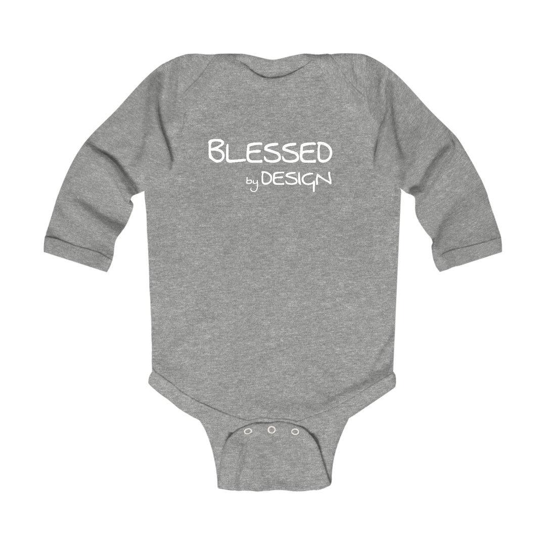 Infant Long Sleeve Graphic T-shirt Blessed by Design - Inspirational