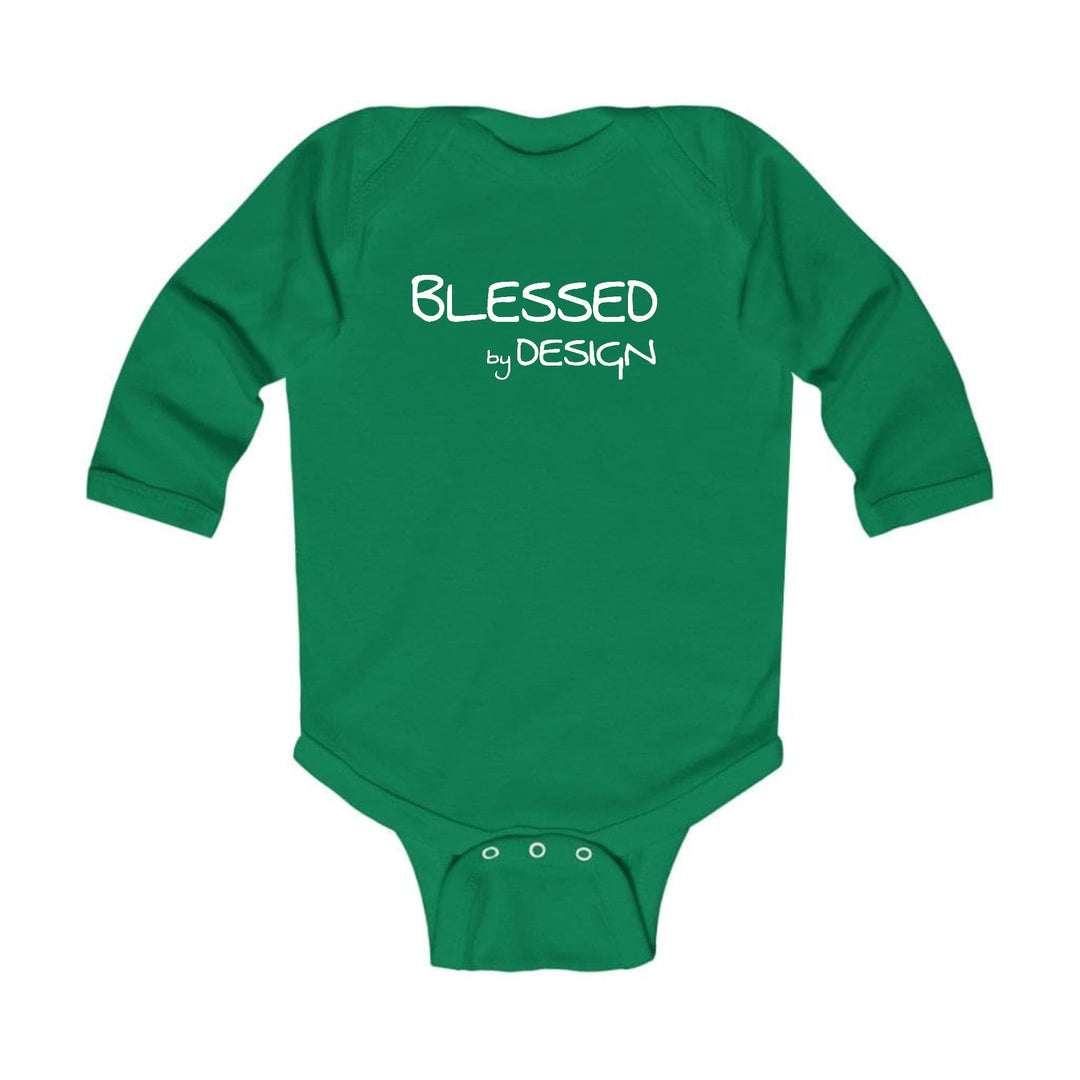 Infant Long Sleeve Graphic T-shirt Blessed by Design - Inspirational