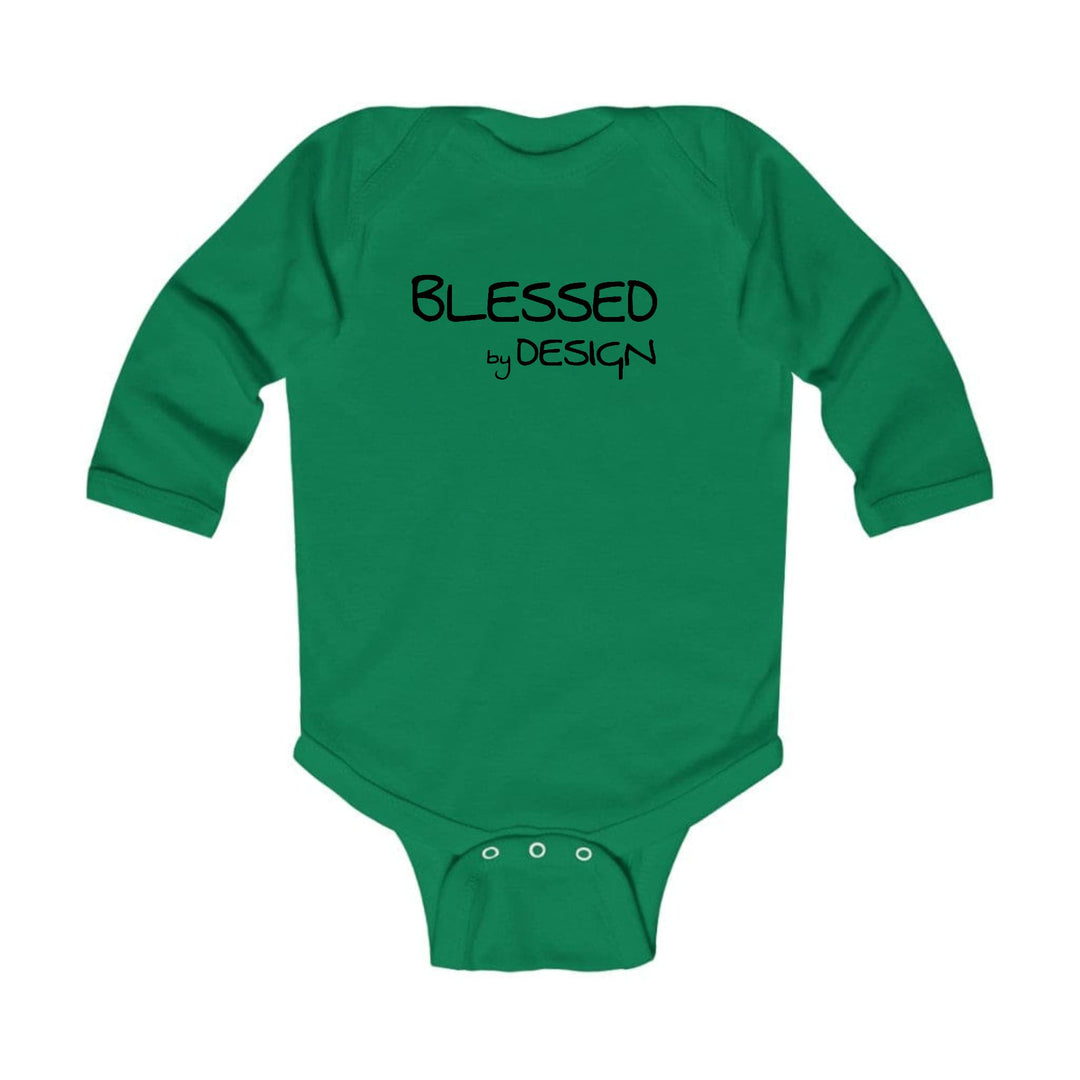 Infant Long Sleeve Graphic T-shirt Blessed by Design - Inspirational