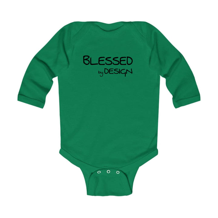 Infant Long Sleeve Graphic T-shirt Blessed by Design - Inspirational