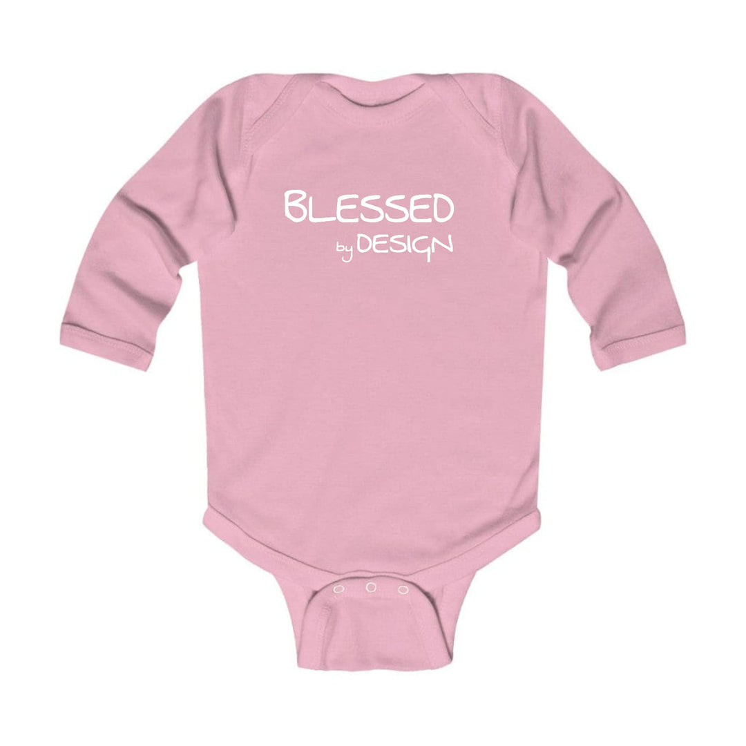 Infant Long Sleeve Graphic T-shirt Blessed by Design - Inspirational