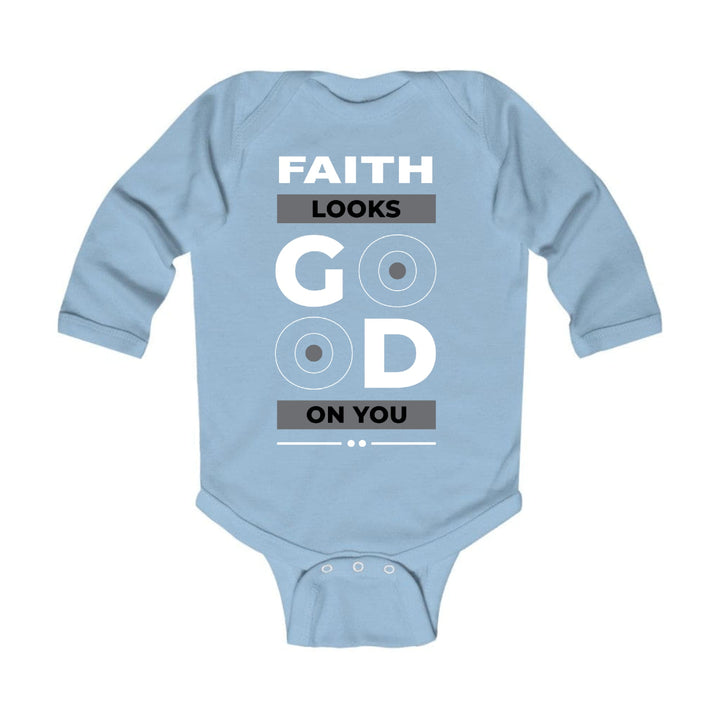 Infant Long Sleeve Graphic T-shirt Faith Looks Good - Childrens | Infant