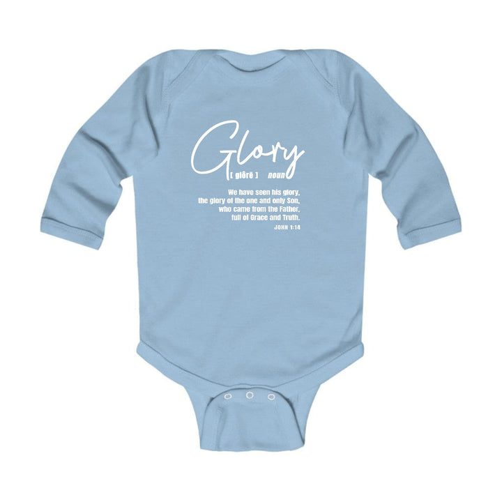 Infant Long Sleeve Graphic T-shirt Glory - Christian Inspiration - Childrens