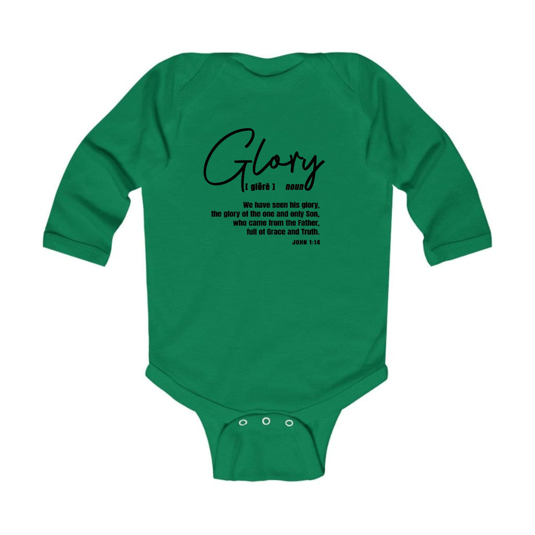 Infant Long Sleeve Graphic T-shirt Glory - Christian Inspiration, - Childrens