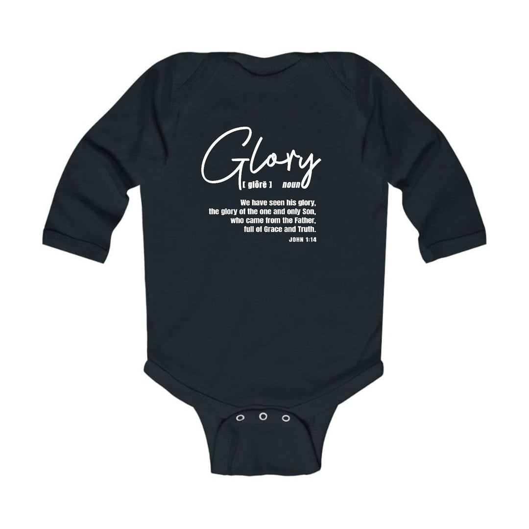 Infant Long Sleeve Graphic T-shirt Glory - Christian Inspiration - Childrens