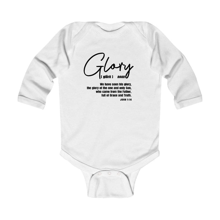 Infant Long Sleeve Graphic T-shirt Glory - Christian Inspiration, - Childrens