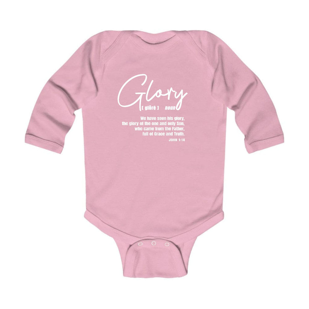 Infant Long Sleeve Graphic T-shirt Glory - Christian Inspiration - Childrens