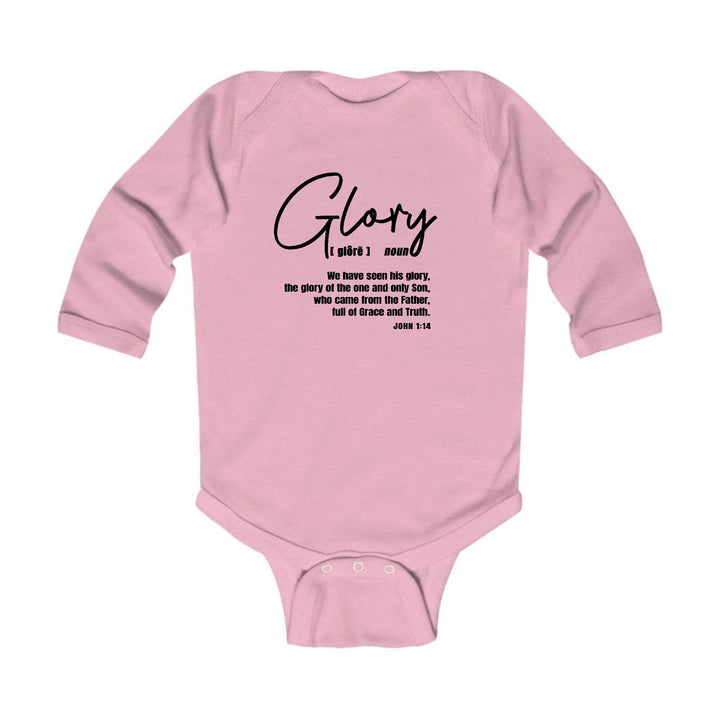 Infant Long Sleeve Graphic T-shirt Glory - Christian Inspiration, - Childrens