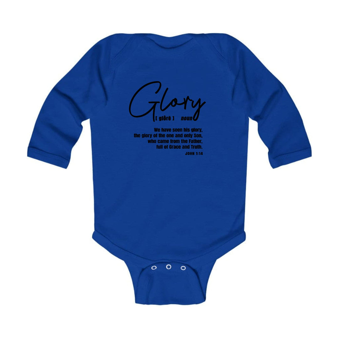 Infant Long Sleeve Graphic T-shirt Glory - Christian Inspiration, - Childrens