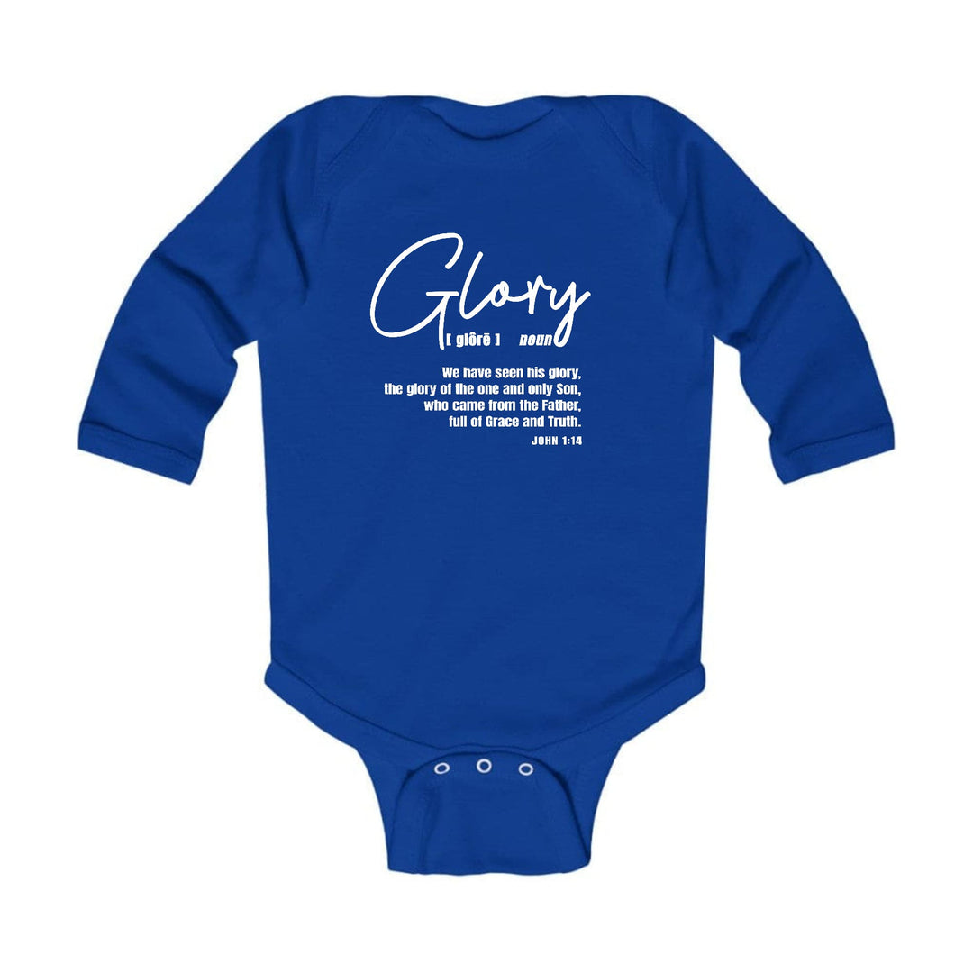 Infant Long Sleeve Graphic T-shirt Glory - Christian Inspiration - Childrens