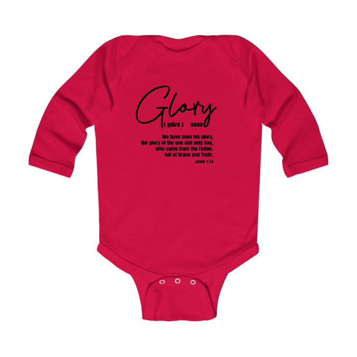 Infant Long Sleeve Graphic T-shirt Glory - Christian Inspiration, - Childrens