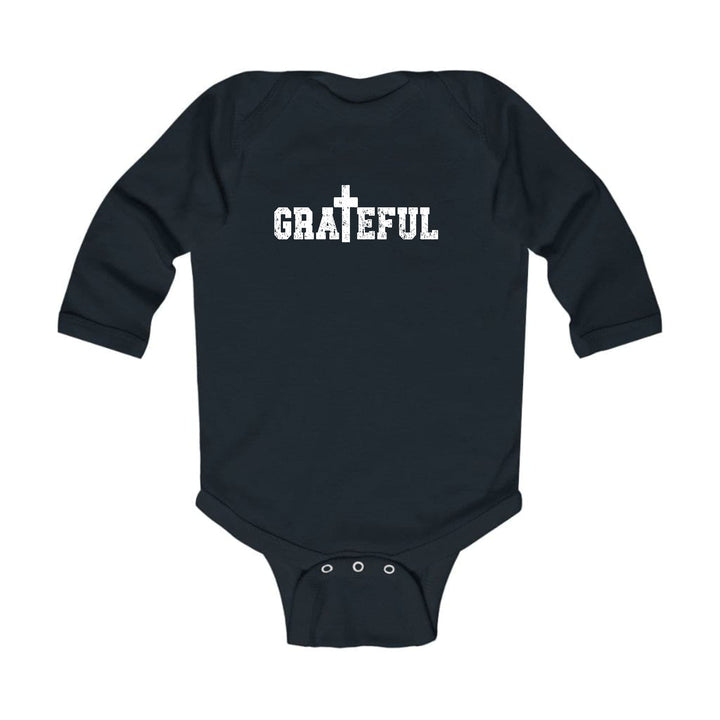 Infant Long Sleeve Graphic T-shirt Grateful Print - Childrens | Infant