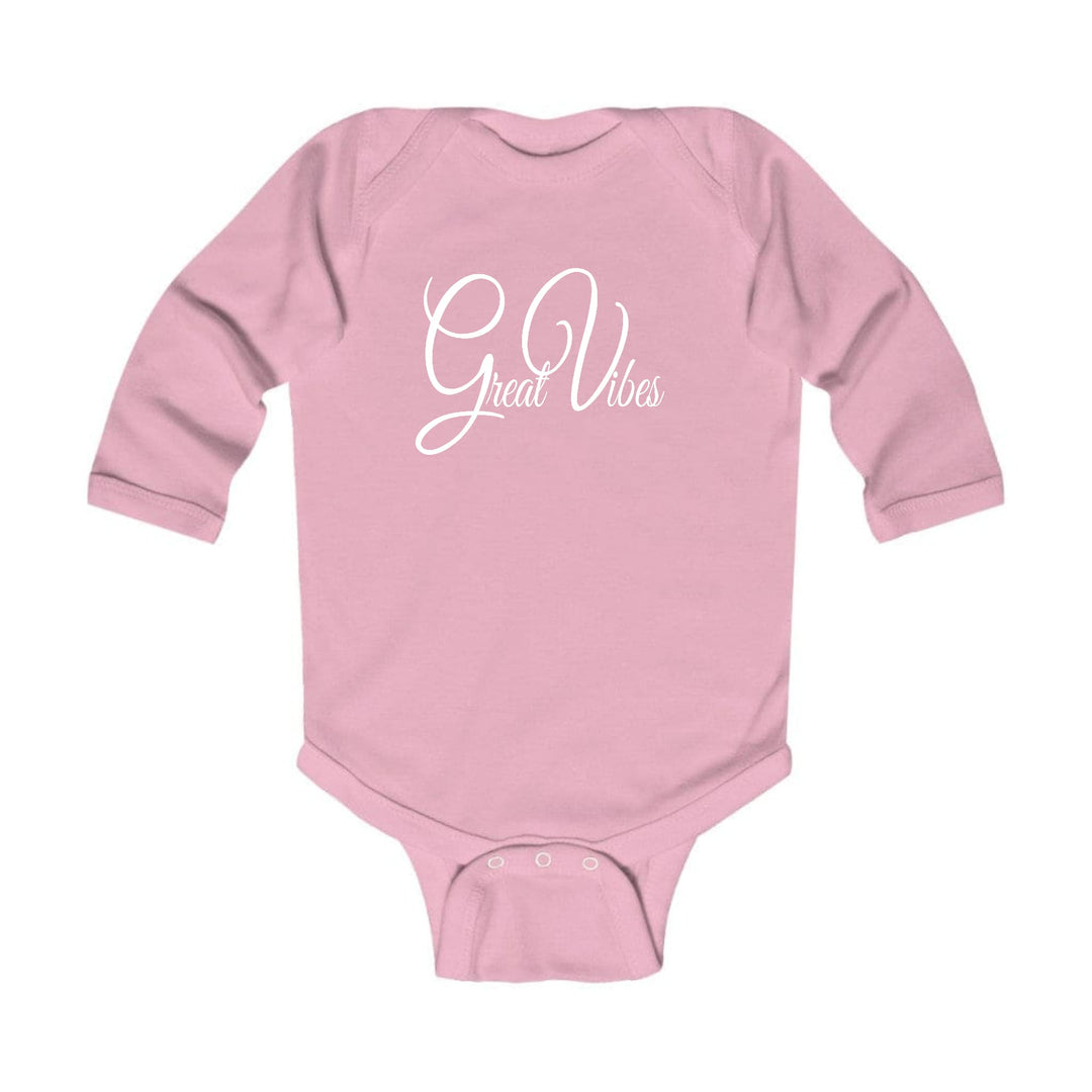 Infant Long Sleeve Graphic T-shirt Great Vibes - Childrens | Infant | T-Shirts