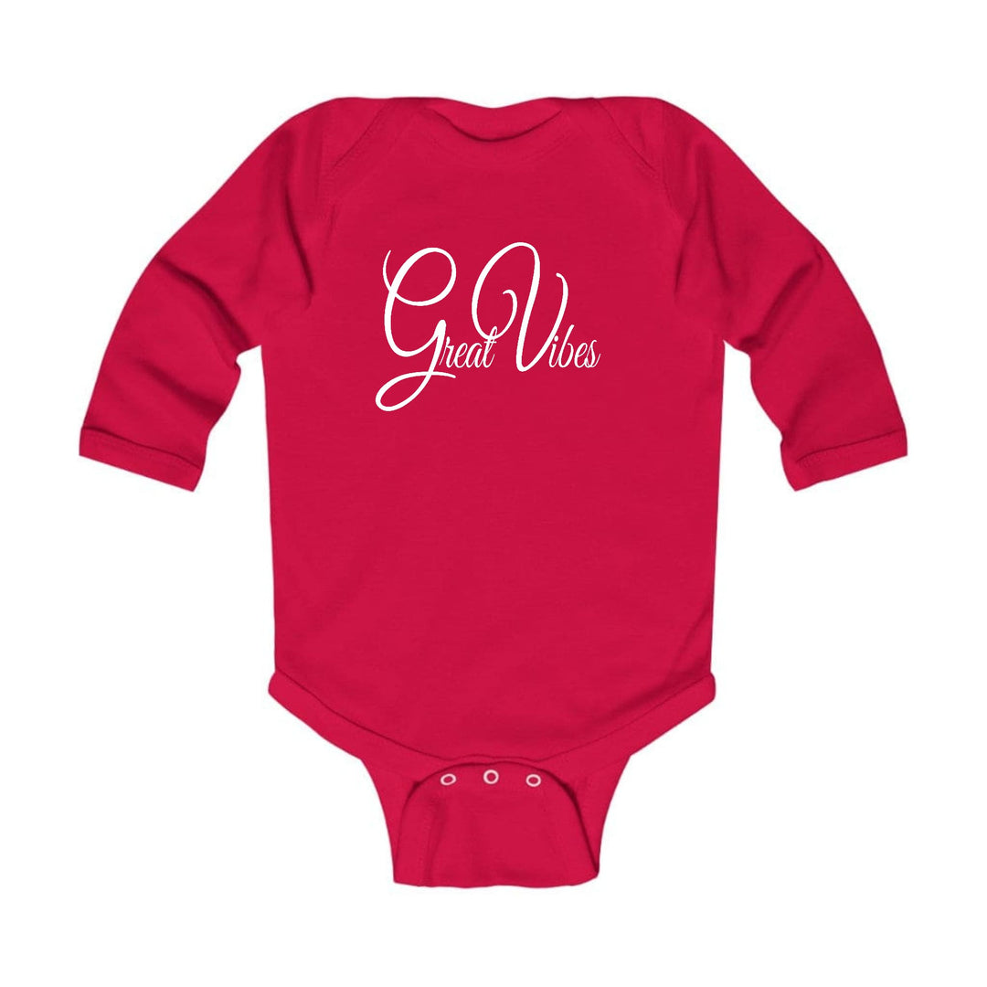 Infant Long Sleeve Graphic T-shirt Great Vibes - Childrens | Infant | T-Shirts