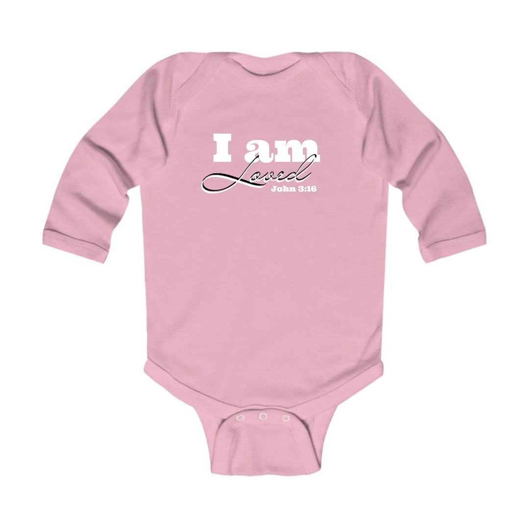 Infant Long Sleeve Graphic T-shirt i am Loved - John 3:16 - Childrens | Infant