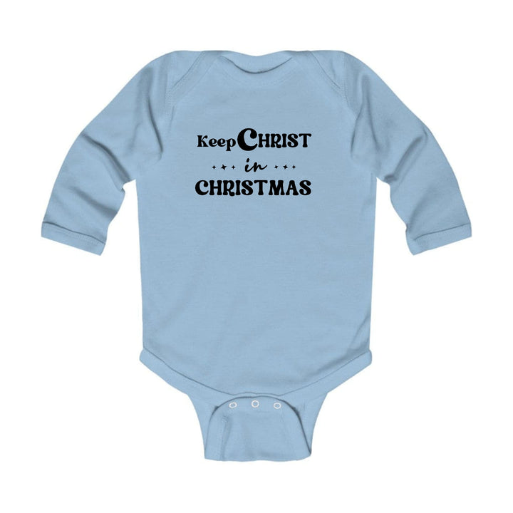 Infant Long Sleeve Graphic T-shirt Keep Christ in Christmas, - Childrens