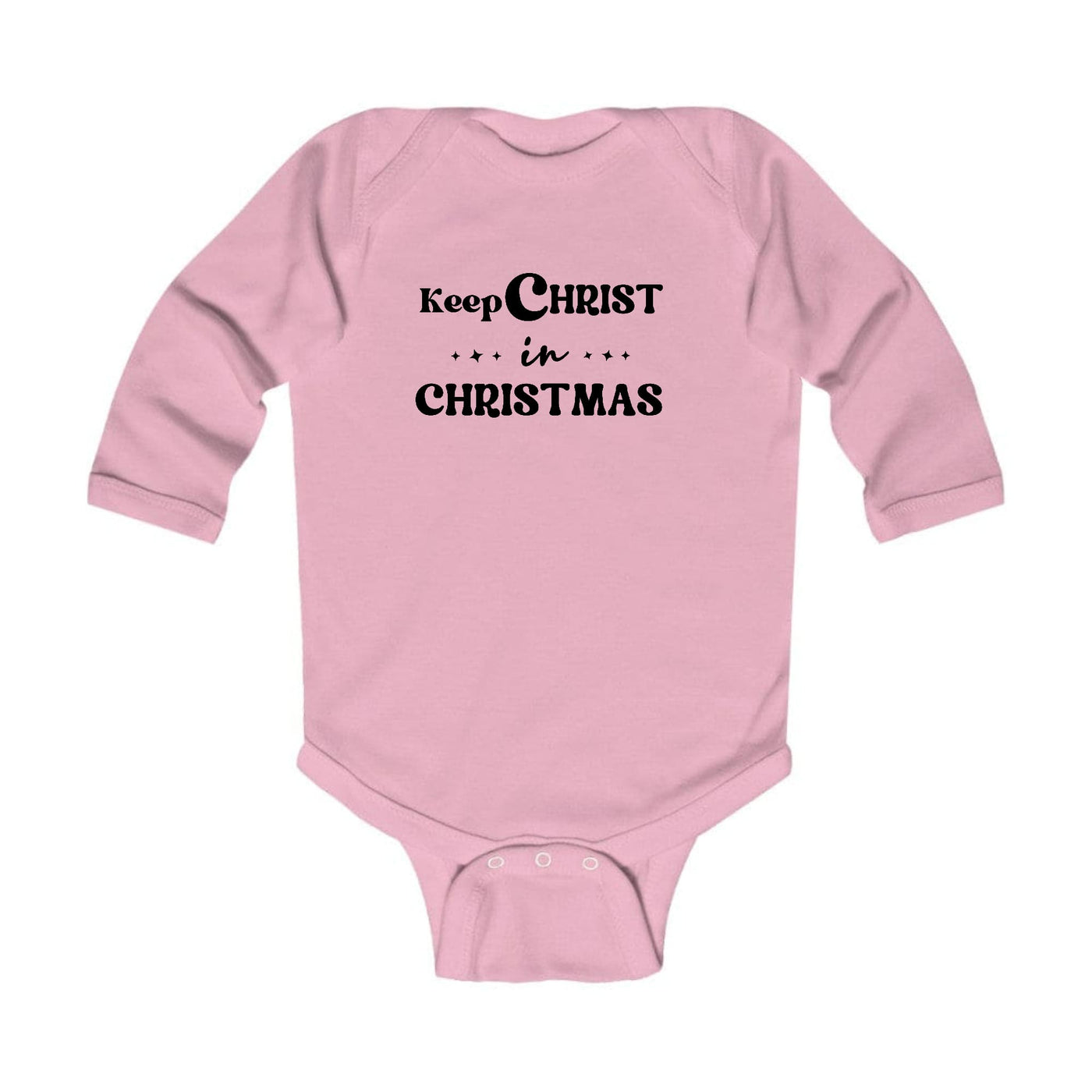 Infant Long Sleeve Graphic T-shirt Keep Christ In Christmas, - Childrens