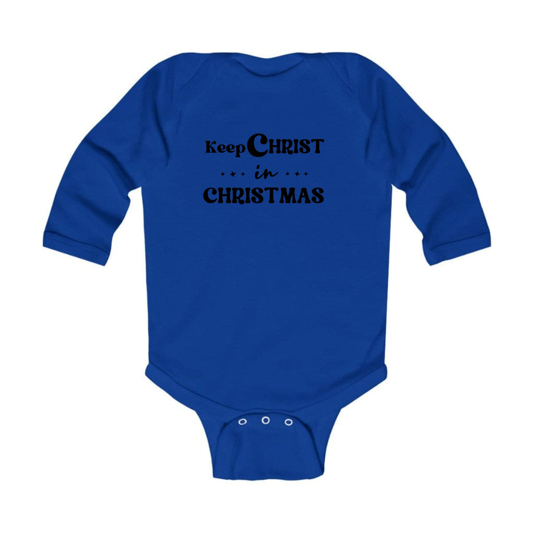 Infant Long Sleeve Graphic T-shirt Keep Christ in Christmas, - Childrens