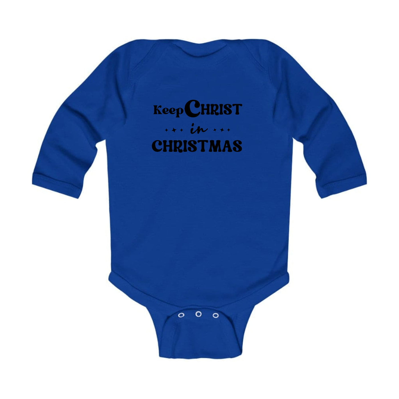 Infant Long Sleeve Graphic T-shirt Keep Christ In Christmas, - Childrens