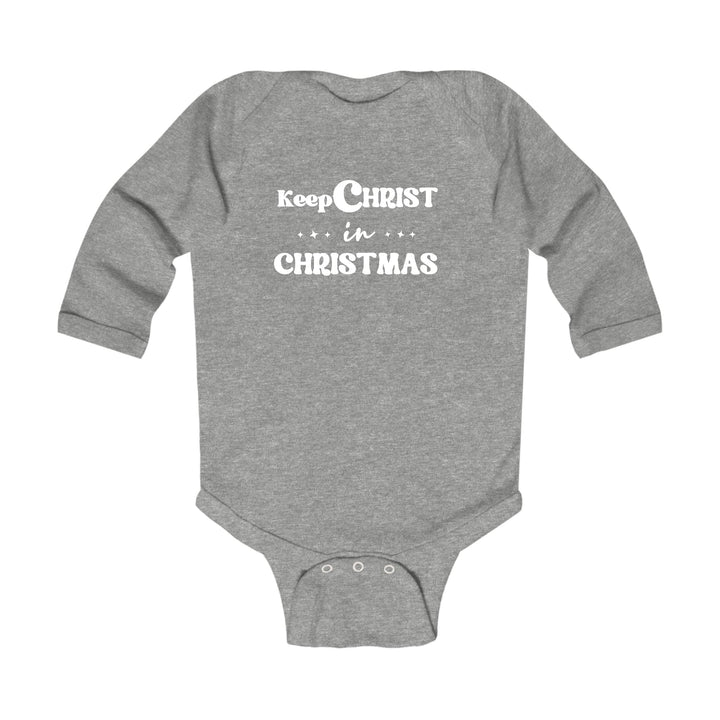 Infant Long Sleeve Graphic T-shirt Keep Christ in Christmas, - Childrens