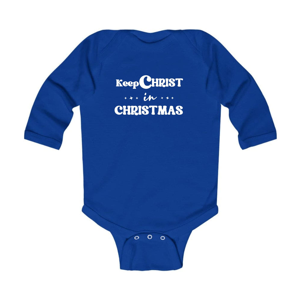 Infant Long Sleeve Graphic T-shirt Keep Christ in Christmas, - Childrens