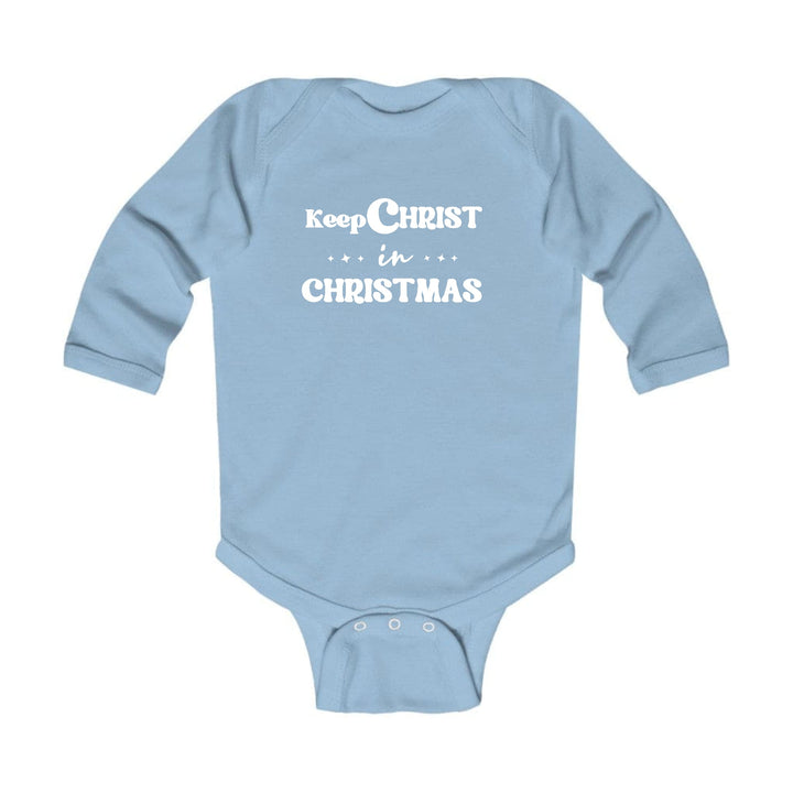 Infant Long Sleeve Graphic T-shirt Keep Christ in Christmas, - Childrens