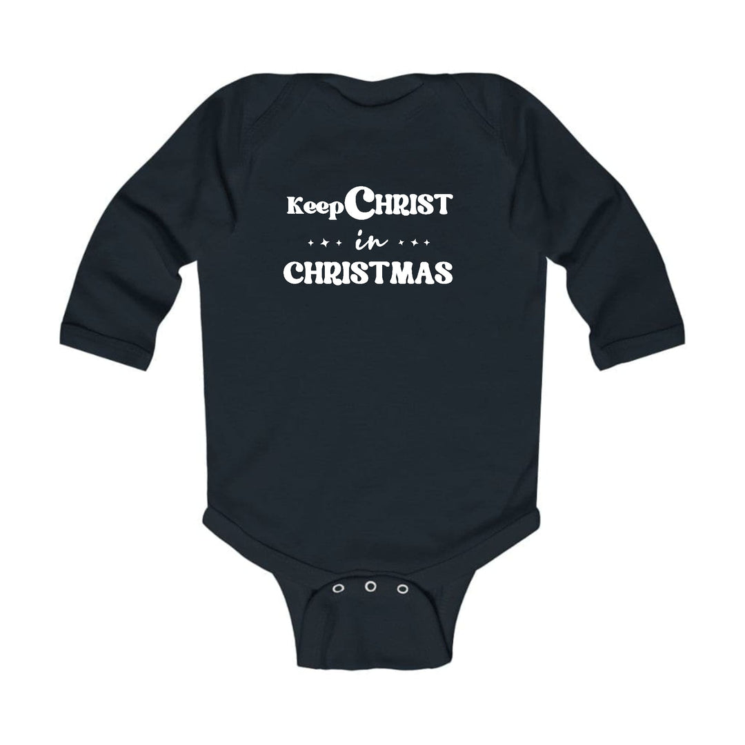 Infant Long Sleeve Graphic T-shirt Keep Christ in Christmas, - Childrens