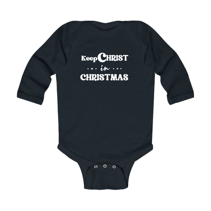 Infant Long Sleeve Graphic T-shirt Keep Christ in Christmas, - Childrens