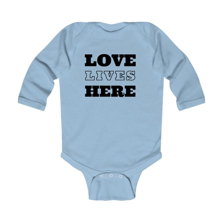 Infant Long Sleeve Graphic T-shirt Love Lives Here - Childrens | Infant