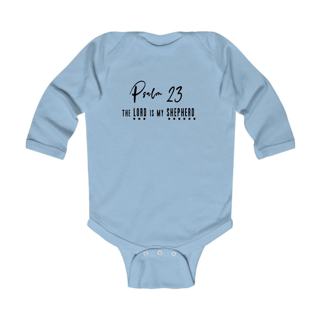 Infant Long Sleeve Graphic T-shirt Psalm 23 the Lord is my Shepherd - Childrens