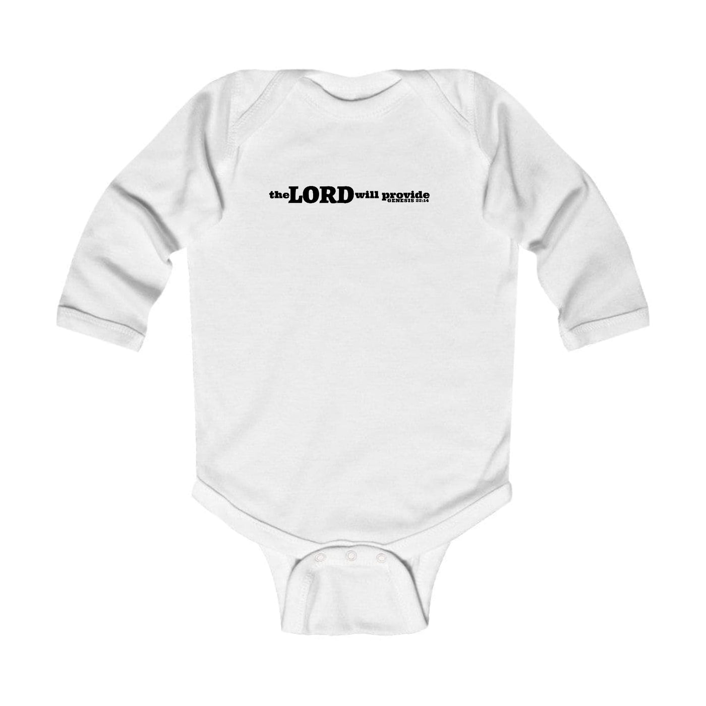 Infant Long Sleeve Graphic T-shirt The Lord Will Provide Print - Childrens