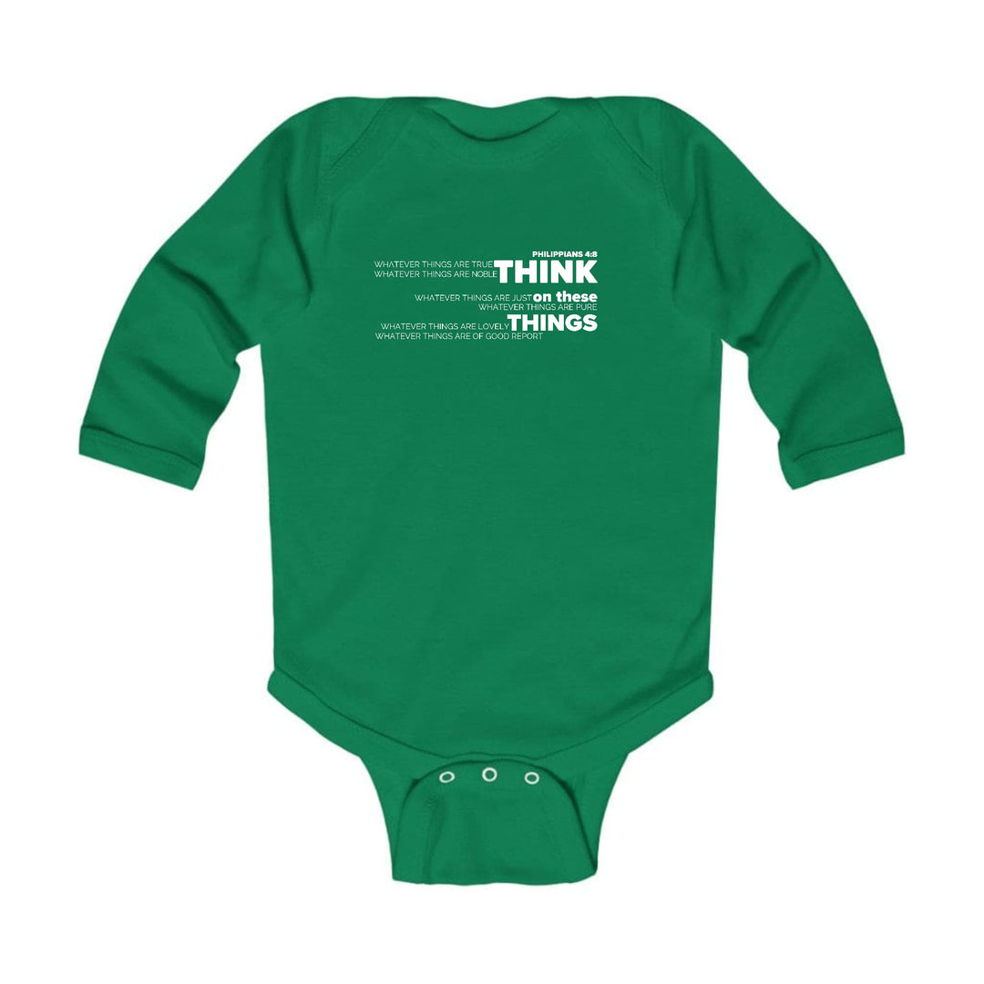 Infant Long Sleeve Graphic T-shirt Think on these Things - Childrens | Infant