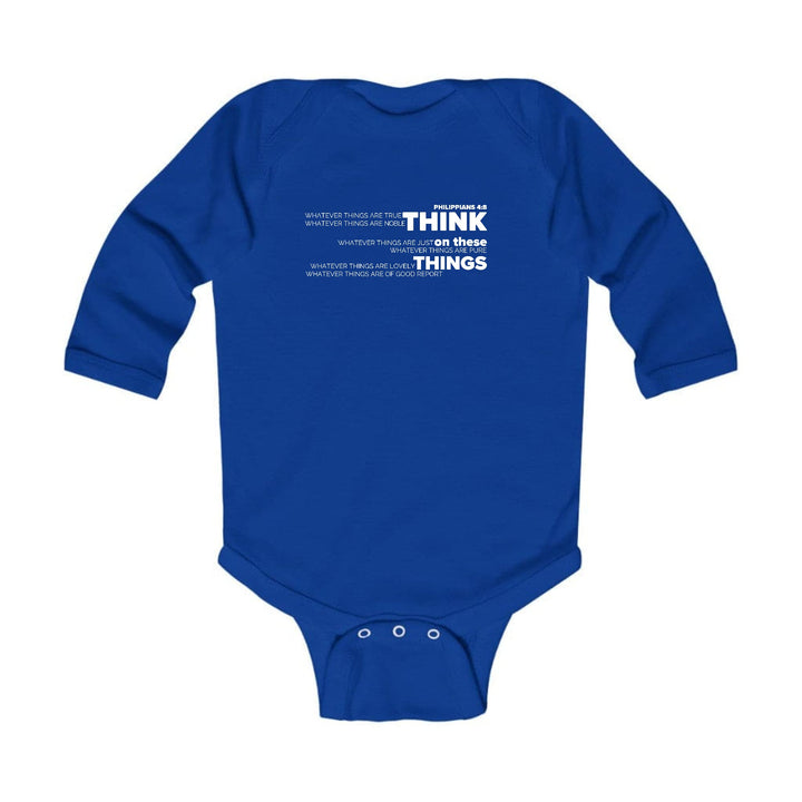 Infant Long Sleeve Graphic T-shirt Think on these Things - Childrens | Infant