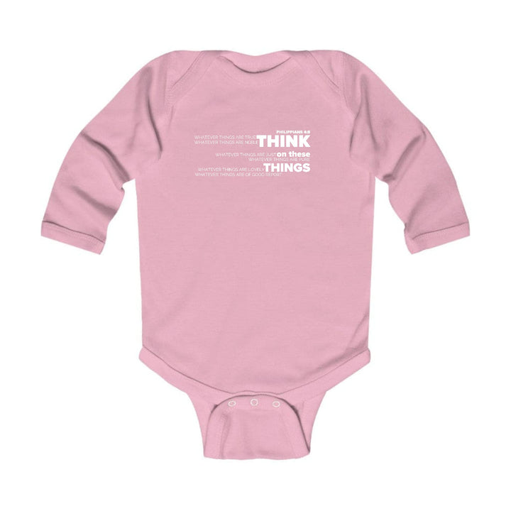 Infant Long Sleeve Graphic T-shirt Think on these Things - Childrens | Infant