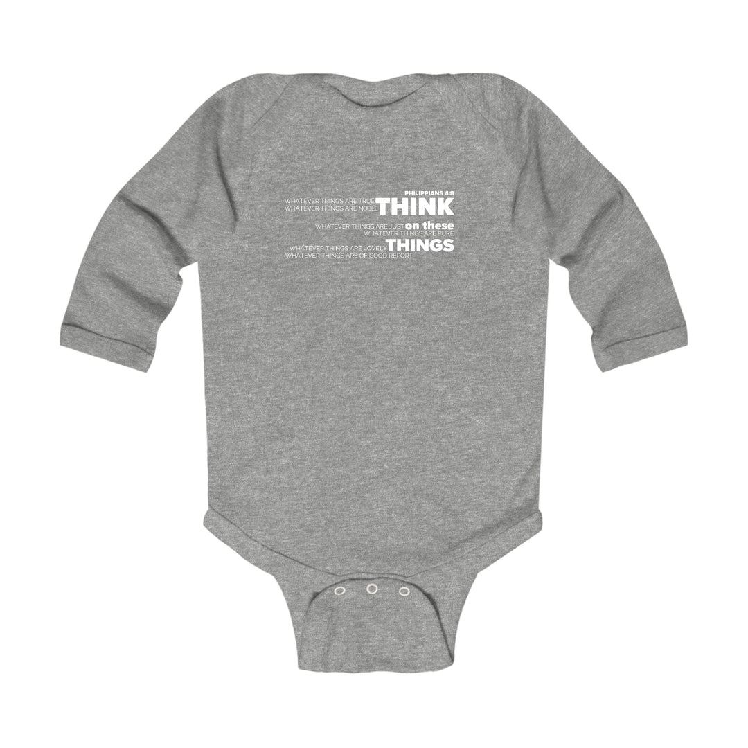 Infant Long Sleeve Graphic T-shirt Think on these Things - Childrens | Infant